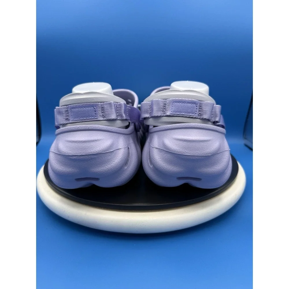 Crocs Echo Clog Mens Size 12 Mystic Purple Slip On Casual Sandals 207937-5BN NEW